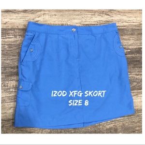 Izod XPG Skort, Powder Blue, Size 8